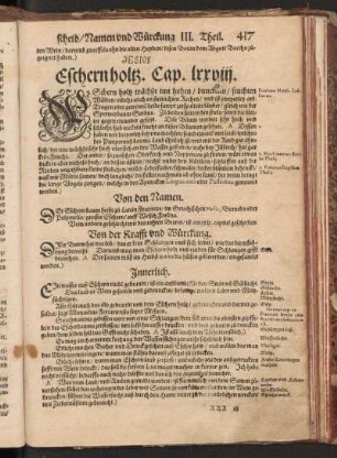 Eschernholtz, Cap. LXXVIII