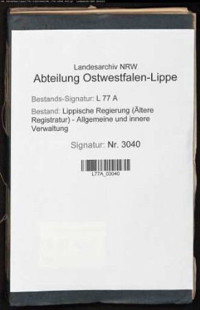 Die Verwaltung der öffentlichen Bibliothek zu Detmold, Bd. 5