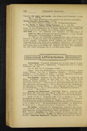 Litterarisches