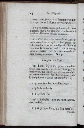 Lingua Latina.