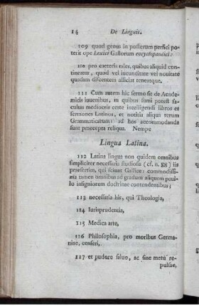 Lingua Latina.