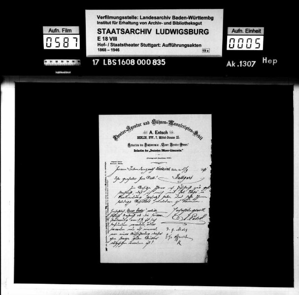Unser Doctor. Volksstück von Leon Treptow und Louis Herrmann; Musik: Franz Roth