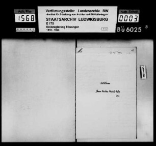 Auswanderungen, Büttelbronn mit Teilgemeinde Obermaßholderbach