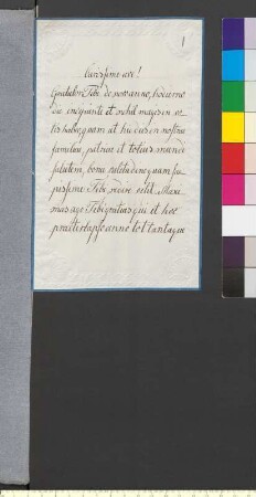 Brief von Goethe, Walther Wolfgang von an Goethe, Johann Wolfgang von