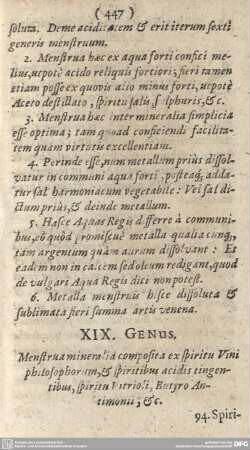 XIX. GENUS.