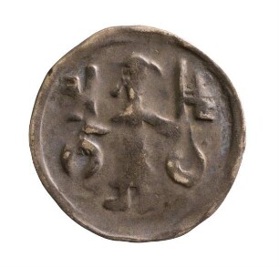 Münze, Pfennig, um 1365 (1323-1373)