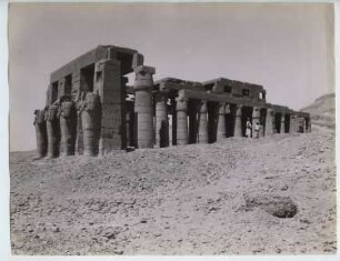 Ramesseum, Luxor (Theben-West): Ansicht, Säulenhalle