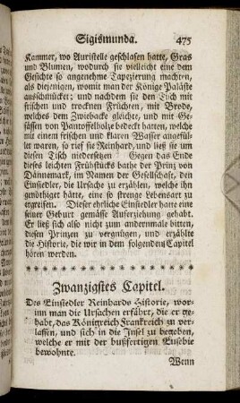 Zwanzigstes Capitel. - Zwey und zwanzigstes Capitel.