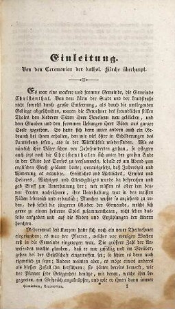 Die Schönheit der katholischen Kirche : dargestellt in ihren äußeren Gebräuchen in und außer dem Gottesdienste für das Christenvolk