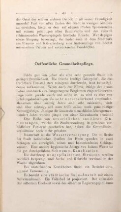 Oeffentliche Gesundheitspflege.