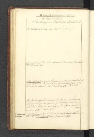 1. Sammlungen und Miscellen (in alphab. Ordn.)