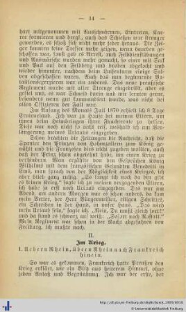 1. Uebern Rhein, übern Rhein und nach Frankreich hinein.