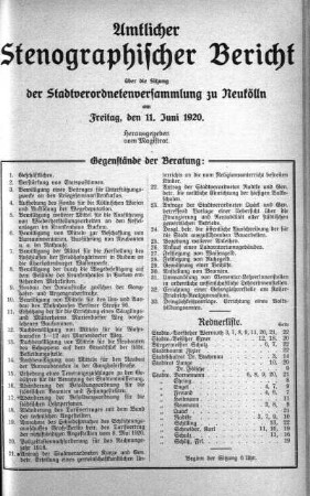 11. Juni 1920