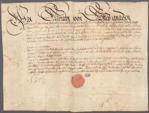 Herzog Albrecht von Friedland (1583 - 1634) Autographen: Briefe von Wallenstein an verschiedene Adressaten - BSB Autogr.Cim. Wallenstein, 2. Herzog Albrecht von Friedland (1583 - 1634) Autographen: Brief von Wallenstein an N. N. - Blankovollmacht zum Rekrutieren von Soldaten - BSB Autogr.Cim. Wallenstein.2