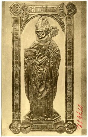 Meißen. Dom - Grabplatte d. Bischof v. Schönberg