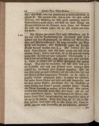 [II. Theil, Neben-Sachen/ §. 42. - § 69.]