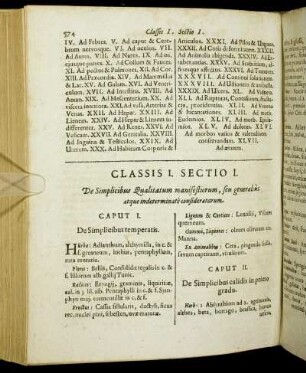 Sectio I. De Simplicibus Qualitatum manifestiorum, seu generalius atque indeterminate consideratarum.
