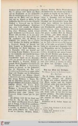 22: Aus der Welt der Heiligen : St. Gallus