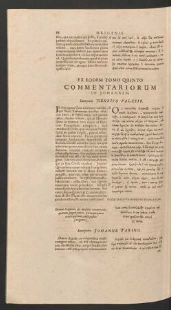 Ex Eodem Tomo Quinto Commentariorum In Johannem ...