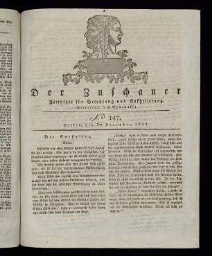 No. 147 - 7. December 1822
