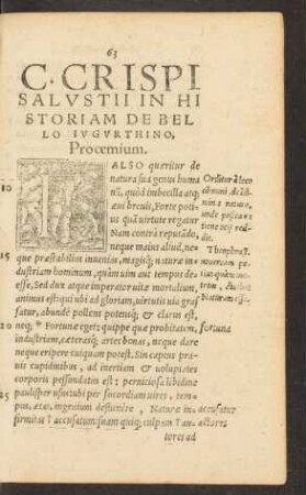 C. Crispi Salustii In Historiam De Bello Iugurthino ...