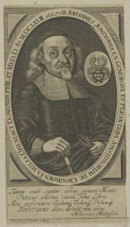 Bildnis des Johannes Jonstonus