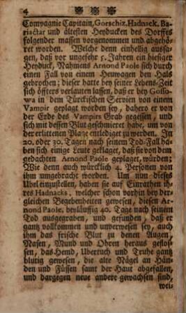 Visum et Repertum über die sogenannten Vampirs ...