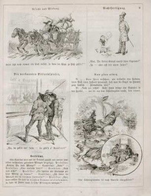 "Ursache und Wirkung" "Rechtfertigung" "Die verkannten Billardspieler" "Non plus ultra"