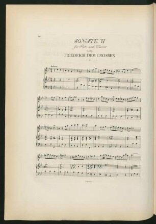 Sonate VI (g-Moll)