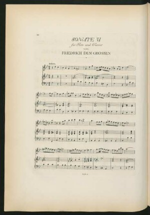 Sonate VI (g-Moll)