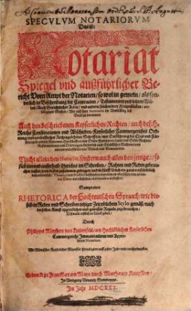 Speculum Notariorum