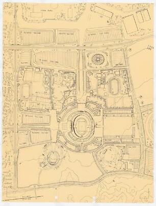 Sportfield Kairo: Lageplan der Gesamtanlage 1:500