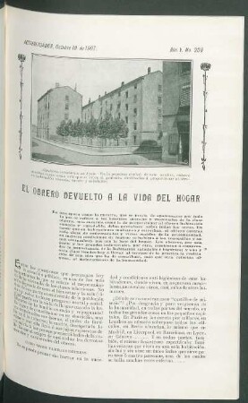 El obrero devuelto a la vida del hogar