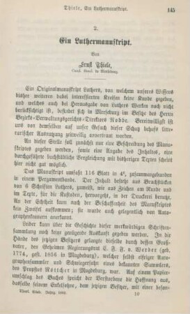 145-165 Ein Luthermanuskript