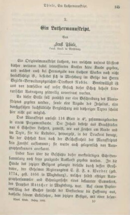 145-165 Ein Luthermanuskript