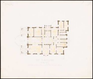 Villa Rütgers, Berlin-Tiergarten Projekt 4a: Grundriss EG