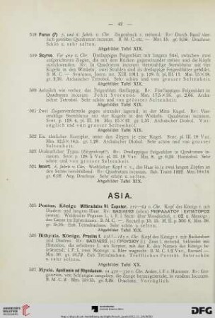 Asia (Nr. 525-592)
