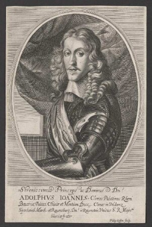 Porträt Adolf Johann I., Pfalzgraf von Zweibrücken-Kleeburg (1629-1689)