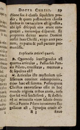 29-36, Explicatio Articuli quarti