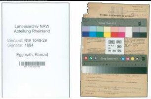 Entnazifizierung Konrad Eggerath , geb. 07.03.1897 (Beamter)