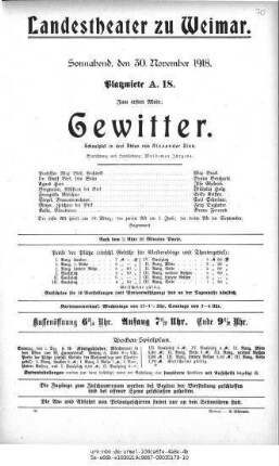 Gewitter