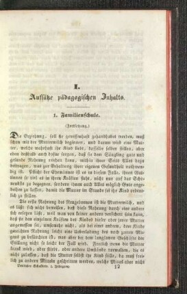 Familienschule : (Fortsetzung)