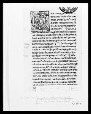 Commentarius in Psalmos — Commentarius in Psalmos, Folio 1Buchseite