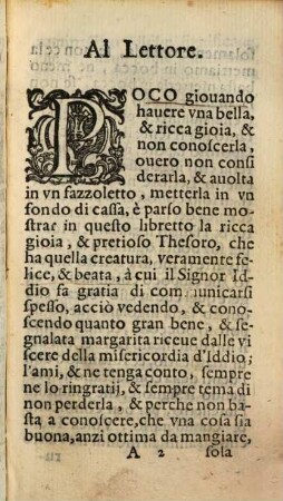 Opere Spiritvali, Del R. P. Fvlvio Androtio. Della compagnia di Giesv, 2. Della Freqventia della Communione
