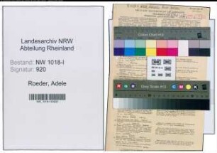 Entnazifizierung Adele Roeder , geb. 04.06.1894 (Lehrerin)