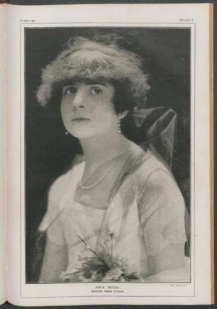Nota social. - Señorita Adela Crouzel