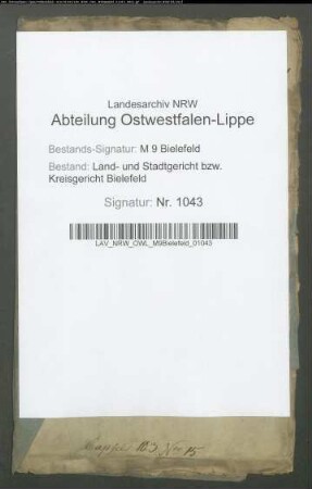 Sonstige: Westermann, Anne Marie Ilsabein, geb. Wortmann: