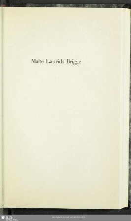 Malte Lauris Brigge