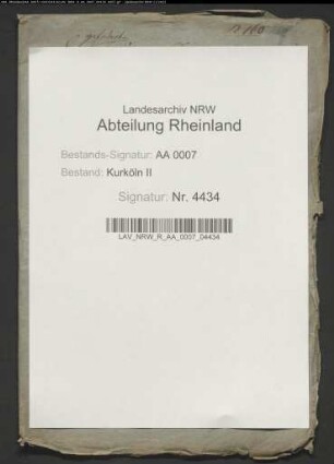 Von der Geistlichkeit im Herzogtum Geldern gefordertes subsidium caritativum der Geistlichkeit