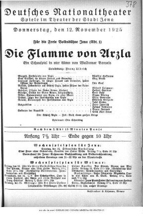 Die Flamme von Arzla